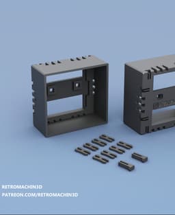 Simple Modular Frame (No support, 3MF included) 3d model
