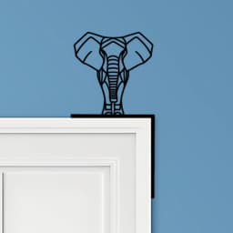 Elephant Door Corner Decor 3d model