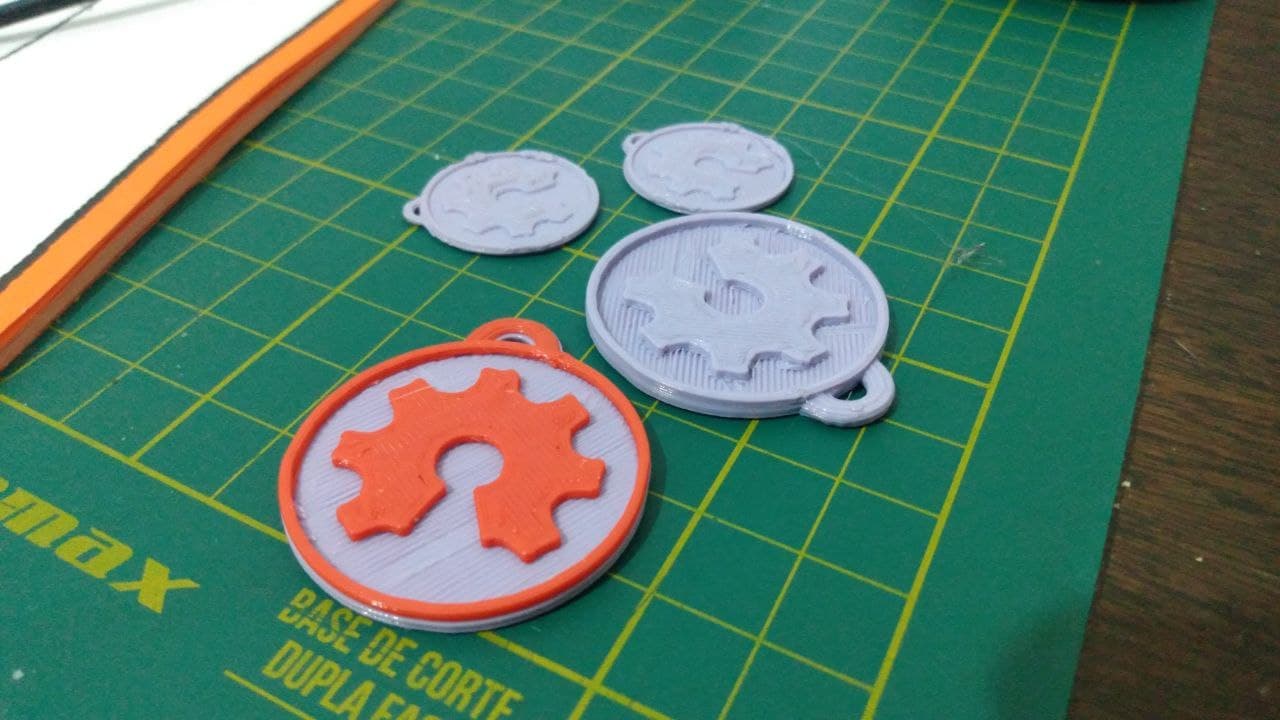 OpenHardware badge 3d model