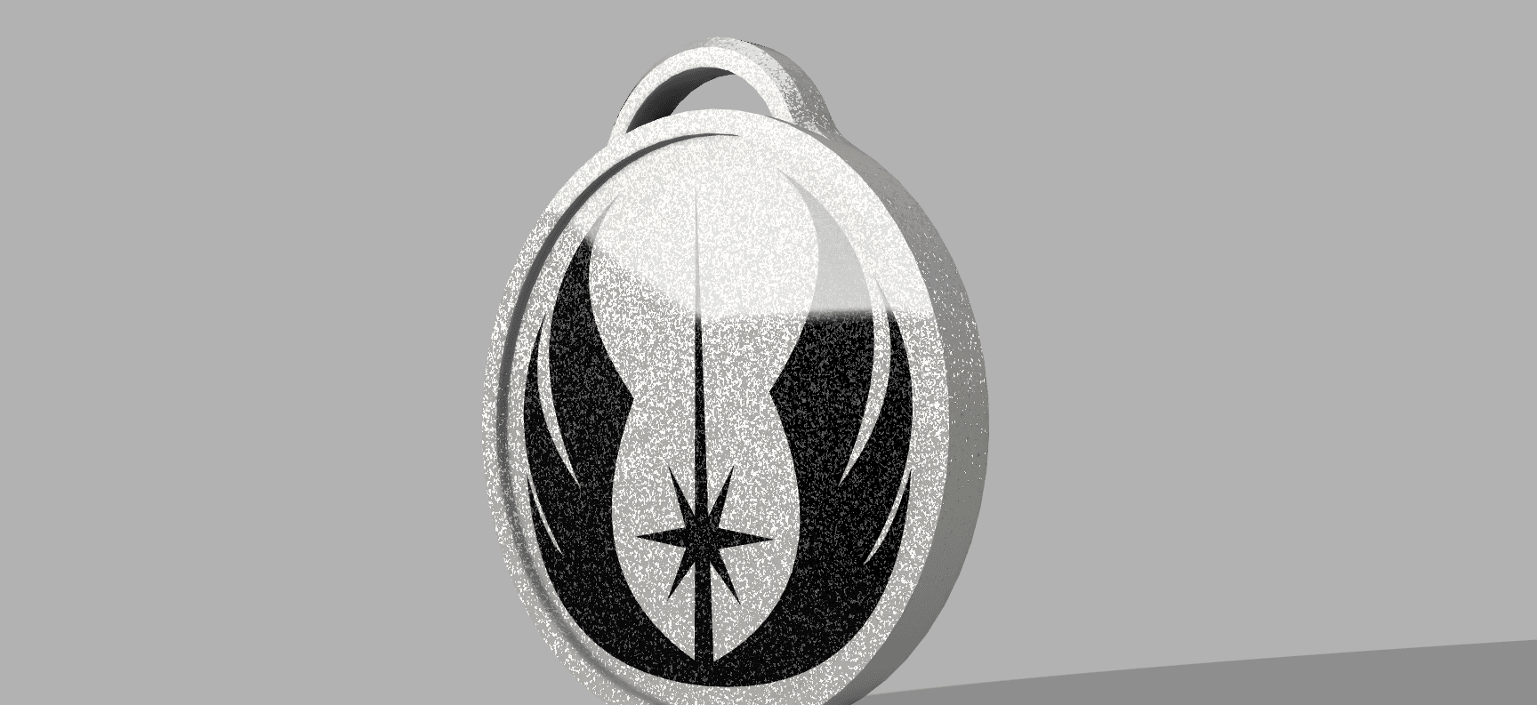 JEDI KEYCHAIN AND ORNAMENT 3d model