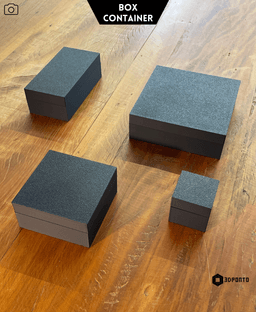 Box Container Set 3d model