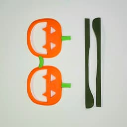 Classic Jack'O'Lantern Pumpkin-Themed Halloween Party Glasses 3d model
