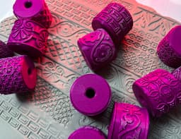 Texture Rollers โ Renaissance Patterns 3d model