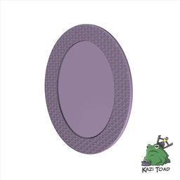 Remix of Oval Picture Frame Template.stl