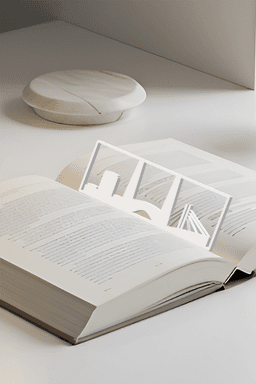 New York Bookmark, Creativity Bookmark, Gift Idea 3d model