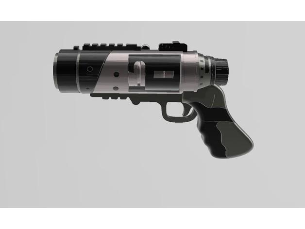 Batman 2022 Sticky Grenade Gun 3d model
