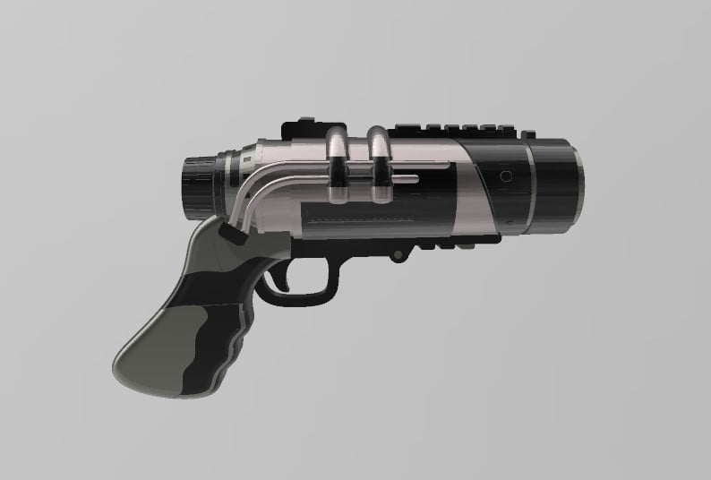 Batman 2022 Sticky Grenade Gun 3d model