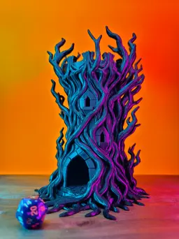 Castle of Eternal Vines Dice Tower 3d model