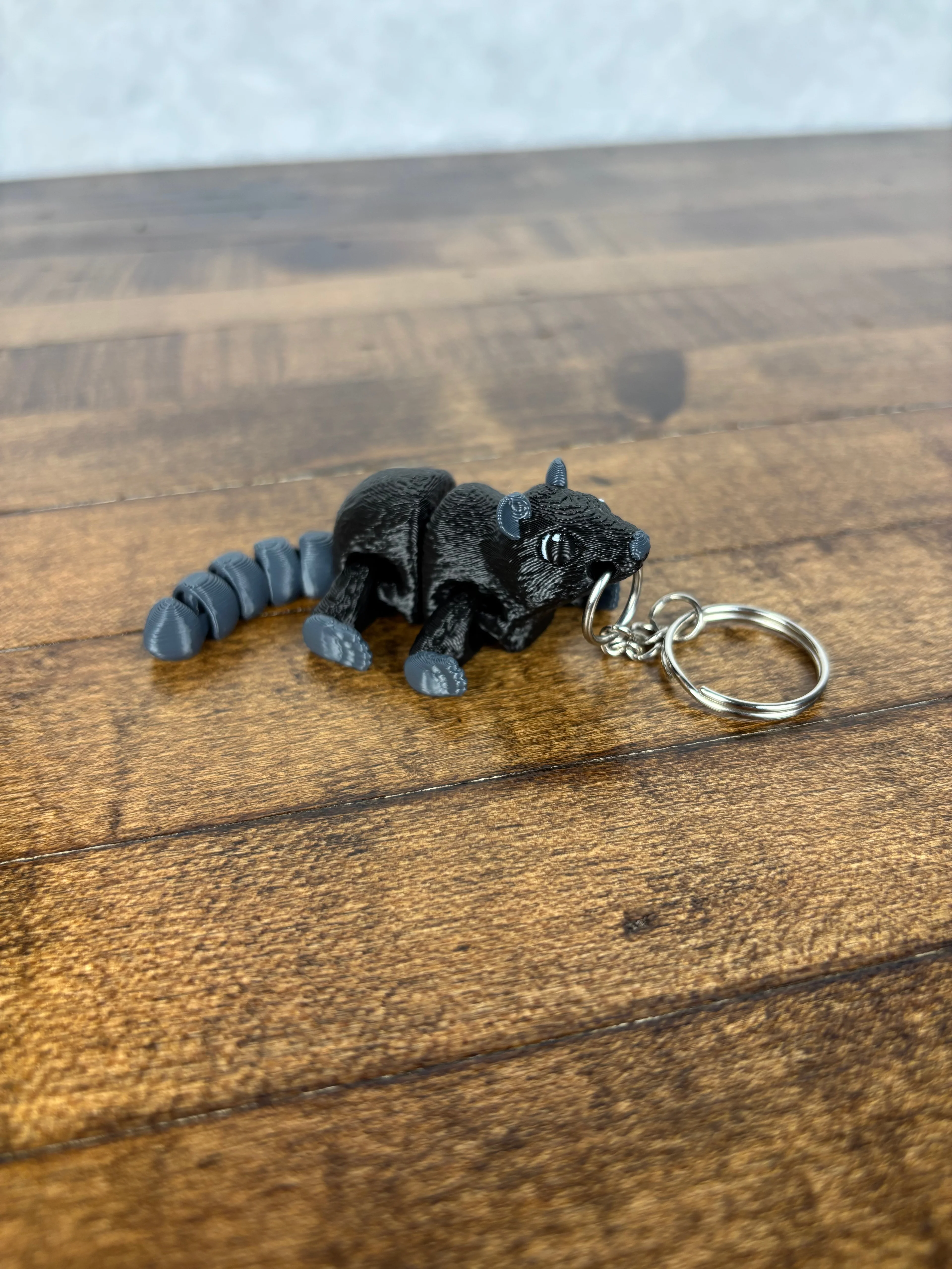 Rat Fidget Keychain 3d model
