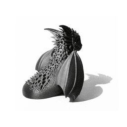 CUTE MINI DRAGON / DRAGON SCULPTURE / HOMEDECOR / GOTHIC DECOR / FIGURINE 3d model