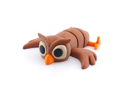 Owl Keychain Multicolor.3mf 3d model