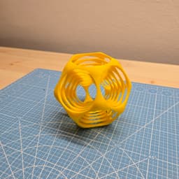 Dodecahedrom Print in Place 3d model