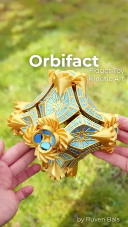 Orbifact Fidget Toy by Ruven Bals 3d model