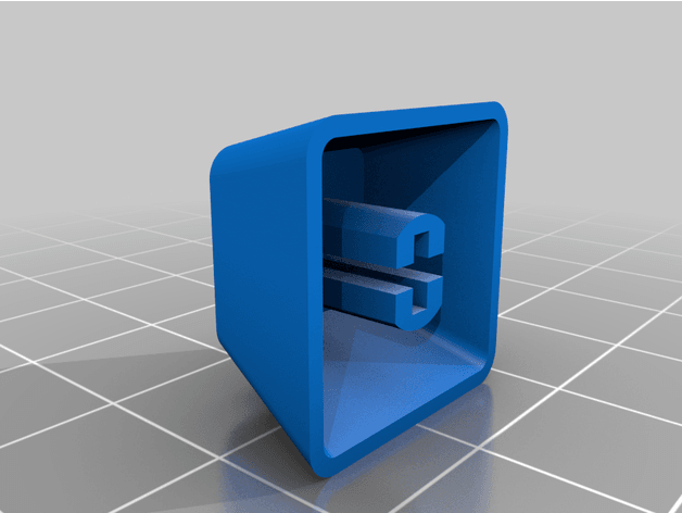 CMS keyboard like button 3d model
