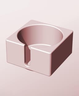 CS68-40-S Stackable slotted component box for creative makers 3d model