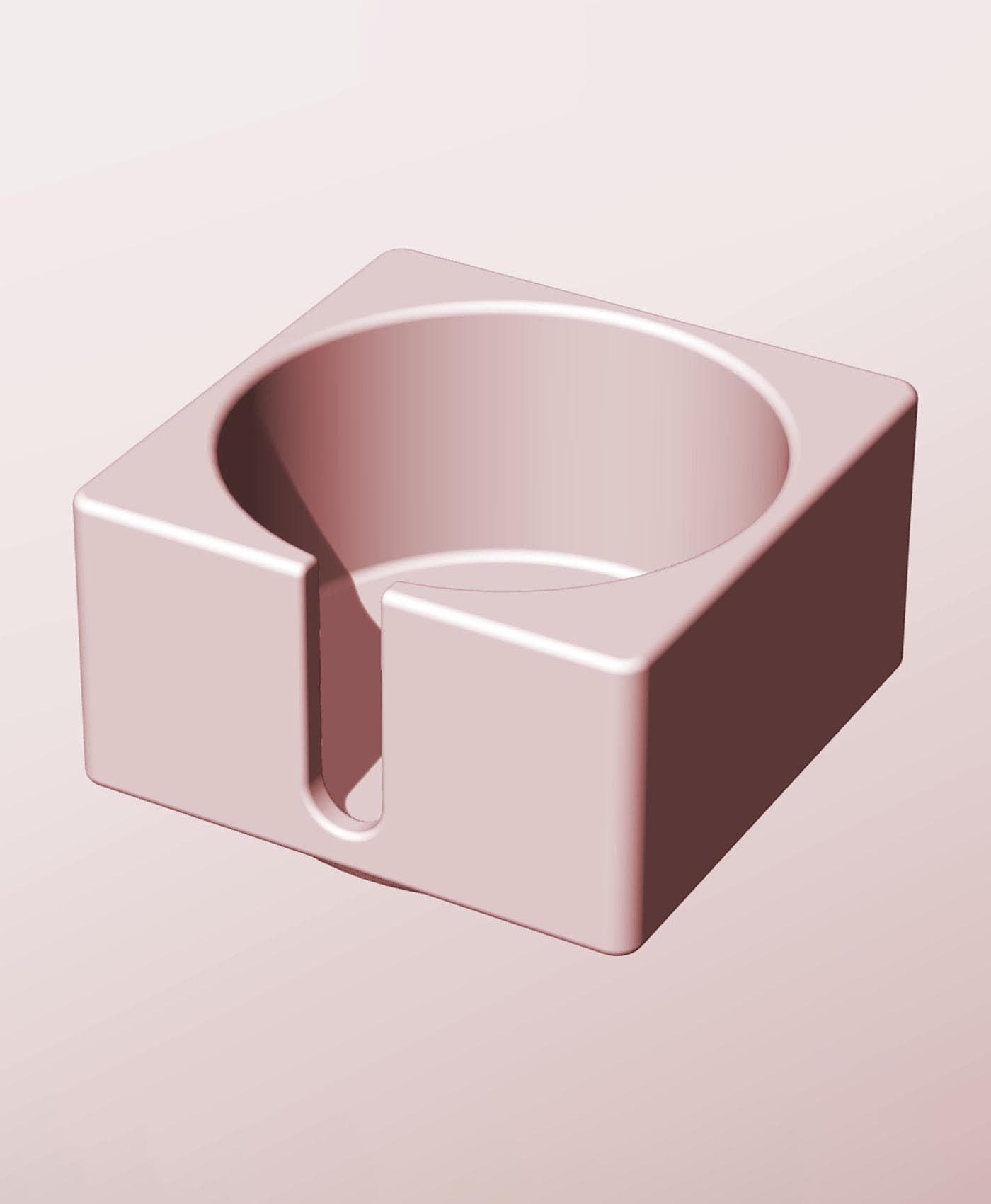 CS68-40-S Stackable slotted component box for creative makers 3d model