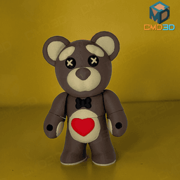 Articulated Valentines Teddy 3d model