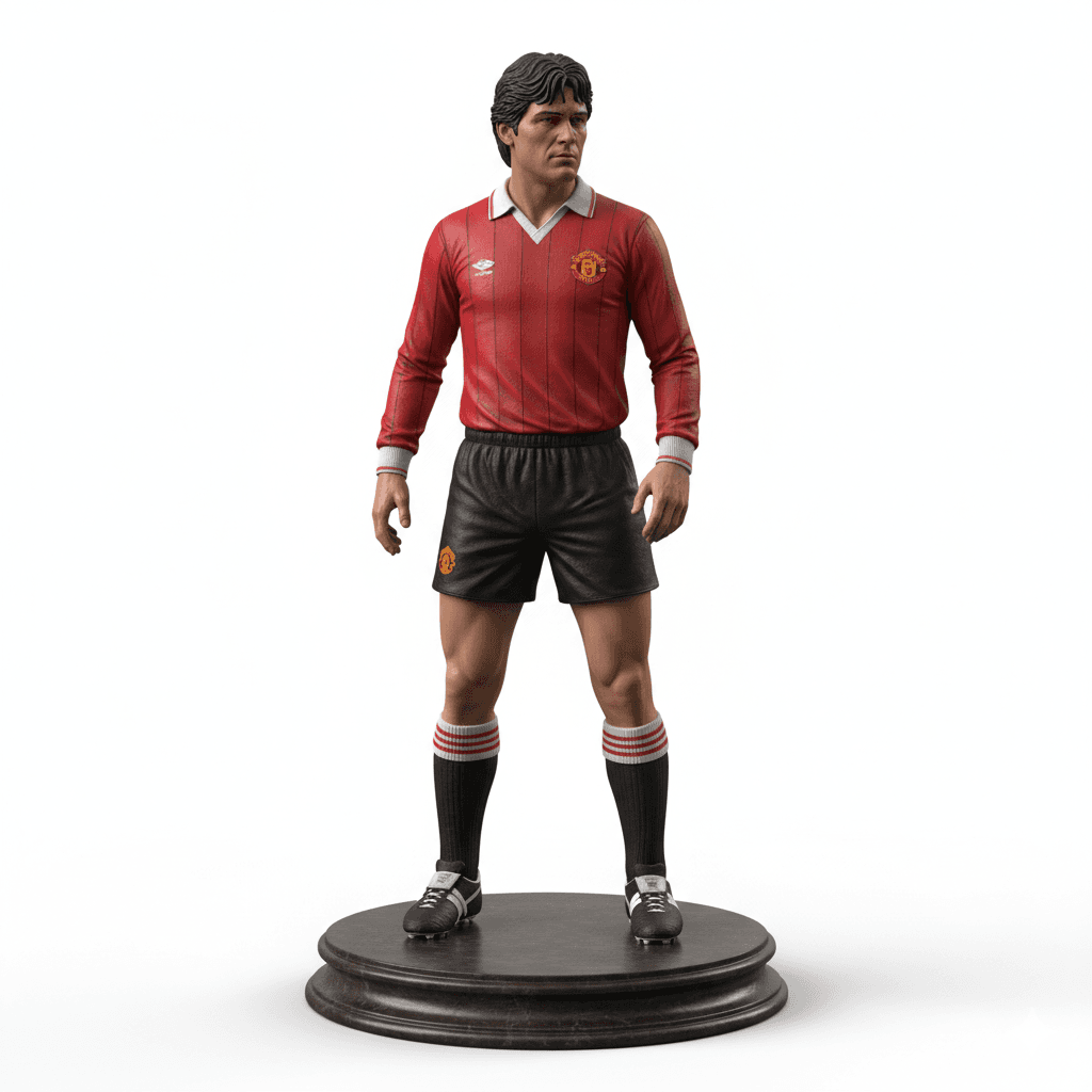 Football Player : Eric Cantona Football Soccer Icon 3d model