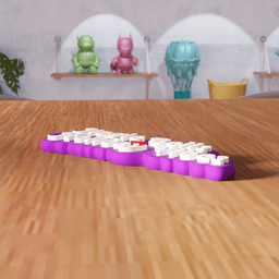Jingle Bells Holiday Vibes Christmas Keychain 3d model