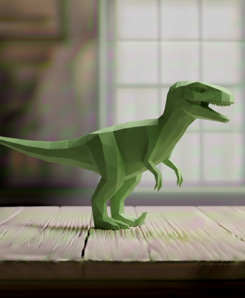 VELOCIRAPTOR LOWPOLY 3d model