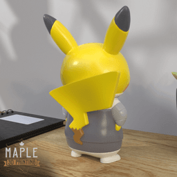 Pikachu Villain Costume - Team Galactic - Pokemon 3d model