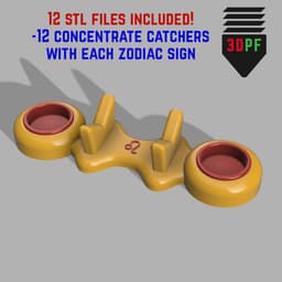 Zodiac Sign Concentrate Catchers 3d model