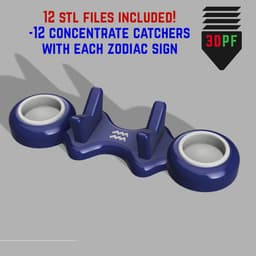 Zodiac Sign Concentrate Catchers 3d model