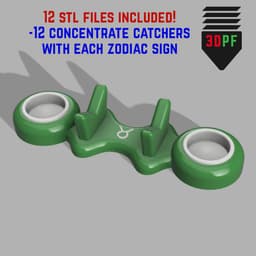 Zodiac Sign Concentrate Catchers 3d model
