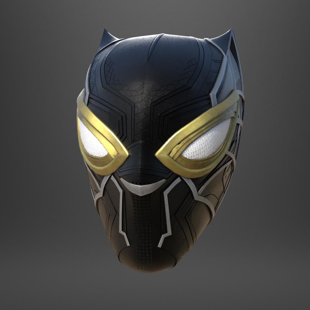Spiderman Forever Mask 3d model
