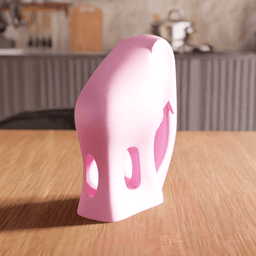 Low Poly Elephant Sculpture 3d model