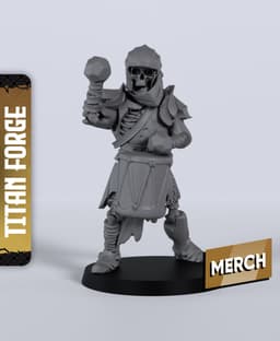 Skeleton Command Group - With Free Dragon - 5e DnD Inspired for RPG and Wargamers 3d model