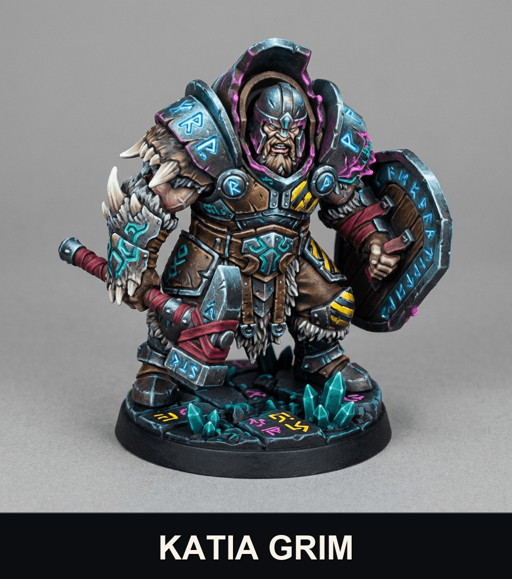 Iris and Orin - Katia Grim STL - DCC Reimagined as 5e-Compatible Characters 3d model