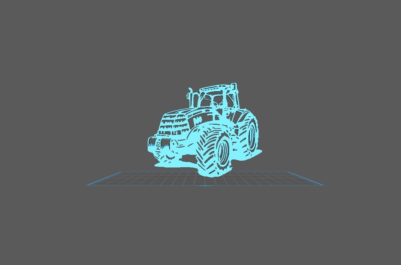 Tractor Case - IH Magnum 280 2011 Wall Art 3d model