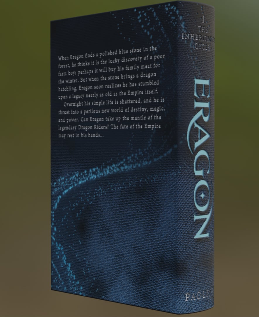 Eragon - Book Litho 3d model