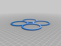 MicroDrone 2s 3D printed Frame 3d model