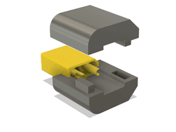 SIMPLE XT30 MOLD / MOULE 3d model