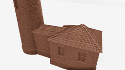 LIGHTHOUSE TEXTURED - CRISP POINT 3d model