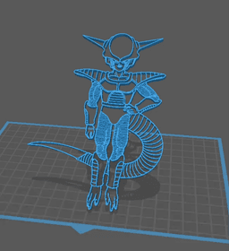 Silhouette Freezer - Dragon ball 3d model