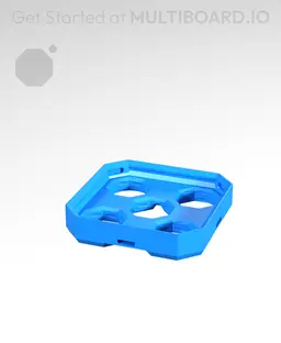 1x1 CU - Multibin Base Plate 3d model