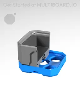 1x1 CU - Multibin Base Plate 3d model