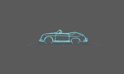 Porsche - 356 Speedsters Wall Art 3d model