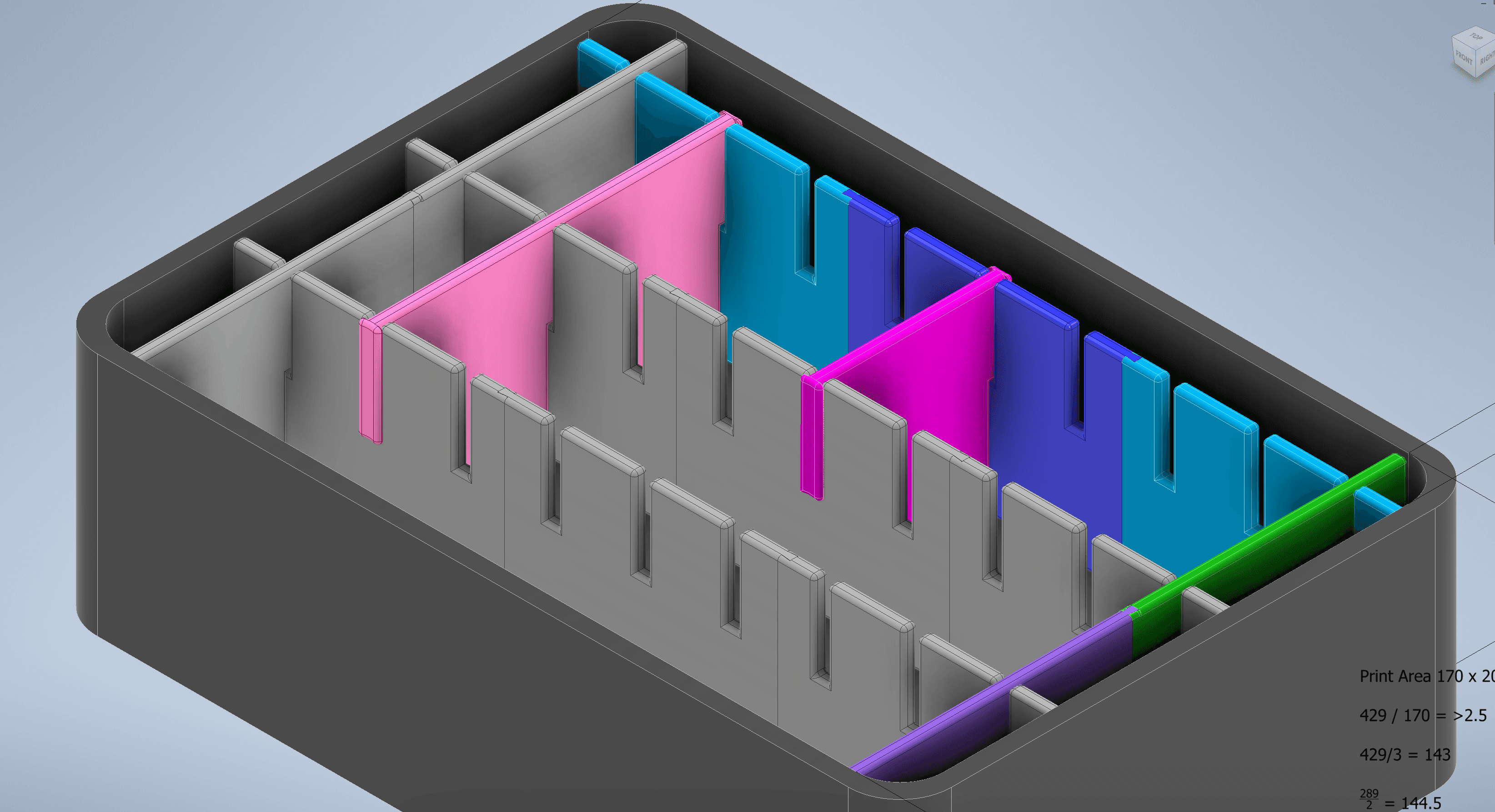 Peli Style Toolbox Organiser (Set) 3d model