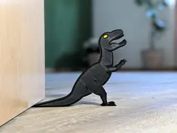 DOOR STOPPER DINO | For Dino Lovers and Kids in T-Rex Style | 3D-Printable STL 3d model