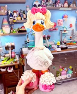 Cheerleader Goose Gear for Porch Goose 3d model
