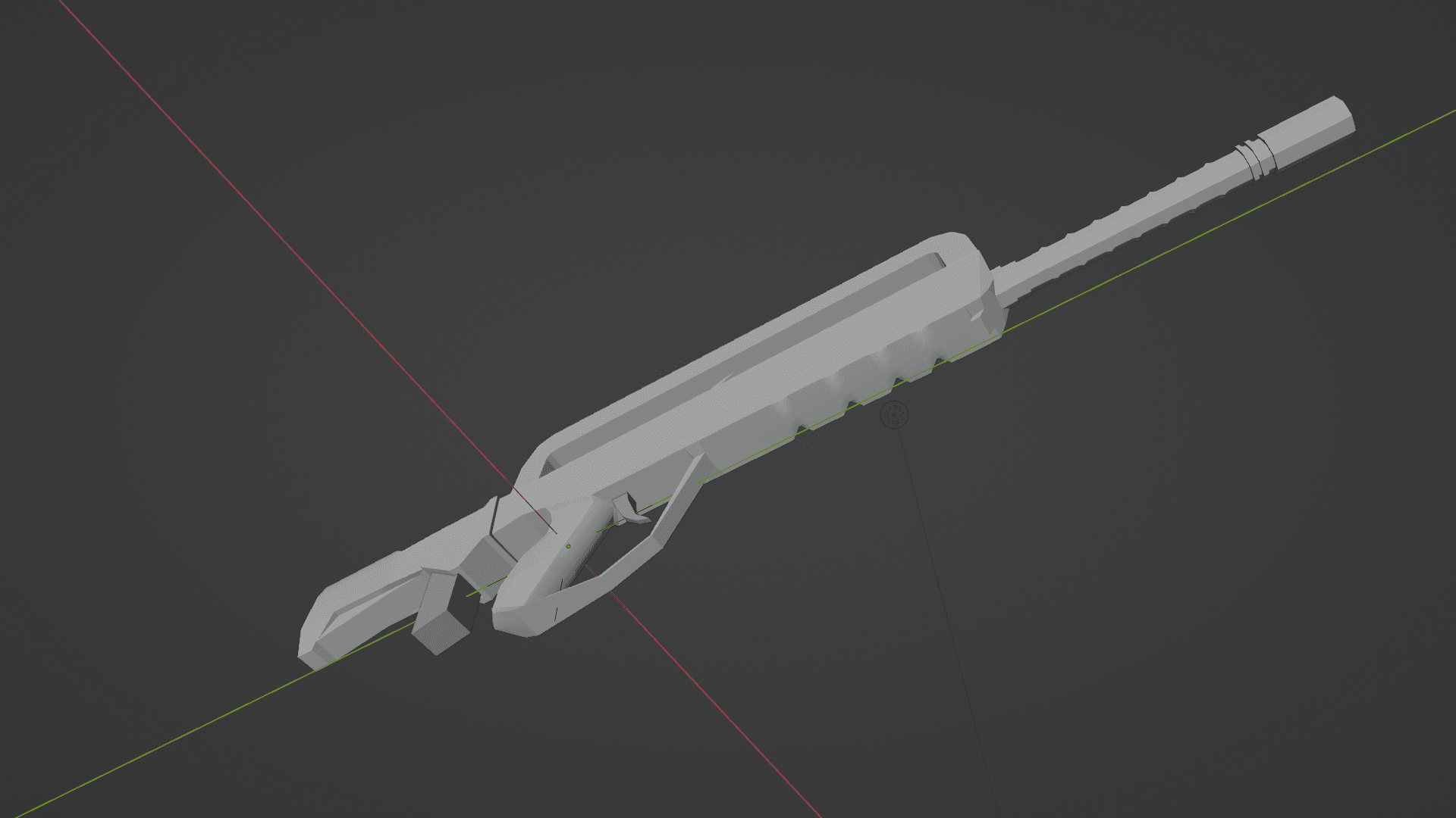 LOW POLY FAMAS for game asset or 3D Print. 3d model
