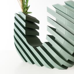 The Wiko U-Vase, Modern and Unique Home Decor for Dried and Preserved Flower Arrangement 3d model