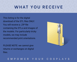 Rudeus Staff STL Files - Mushoku Tensei: Jobless Reincarnation Cosplay Prop (Digital Download) 3d model