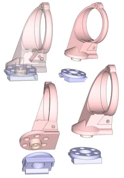 Panorama Magnet Rotator Sigma 8mm lens second version 3d model