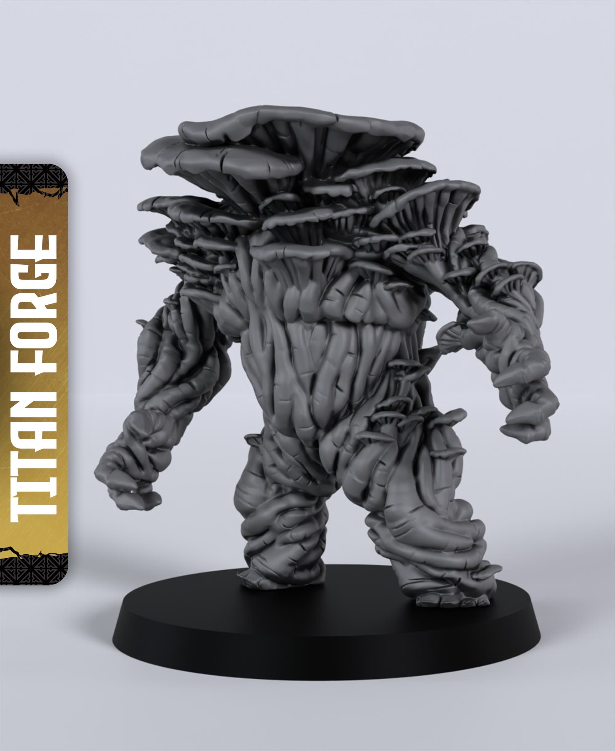 Shroom Golems - With Free Dragon - 5e DnD Inspired for RPG and Wargamers 3d model