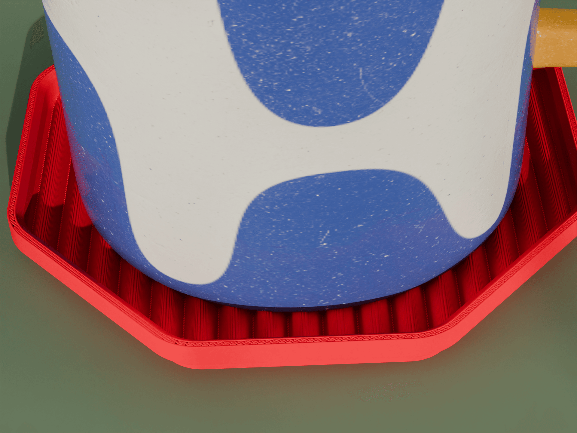 Stackable Scalloped Octagon Coaster Set 3D Print STL File | 3 Sizes 3d model